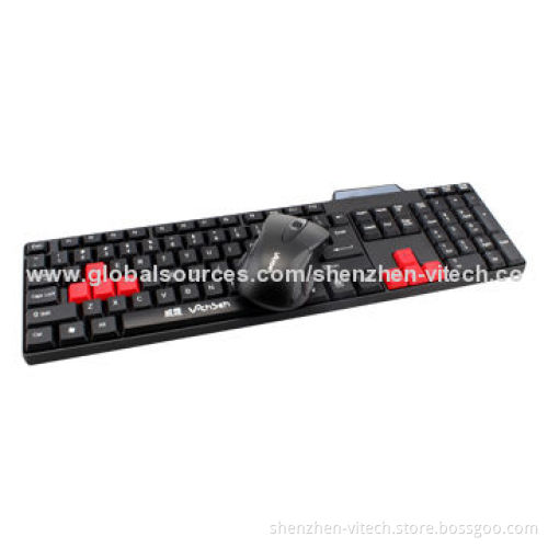 Wired Keyboard and Mouse Combo, 10m Working Distance, Mini Receiver